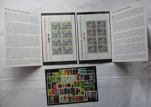 Liechtenstein Briefmarkensammlung postfrisch etwa 700 Euro Frankatur (111298)