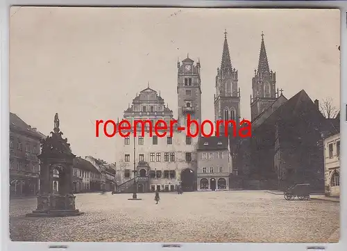 76928 Original Foto Oschatz Marktplatz um 1930