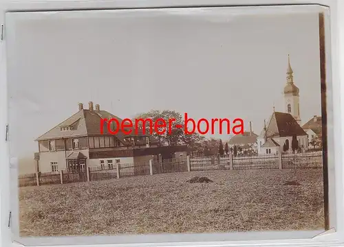 76935 Original Foto Röderau Dorfansicht um 1930