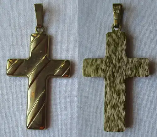 eleganter 333er Gold Kettenanhänger Kruzifix Kreuz (125818)