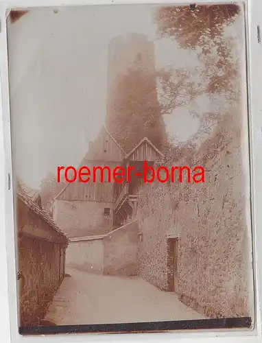 76591 Original Foto Oschatz  An der alten Stadtmauer, Turm um 1930