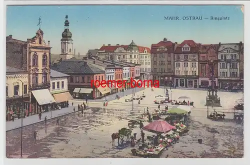 73693 Ak Mährisch Ostrau Ostrava Ringplatz um 1910