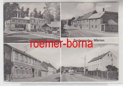 65993 Mehrbild Ak Zeulenroda-Märien Gaststätte "Grüner Baum" usw. 1983