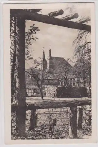 16147 AK Nordhausen am Harz Durchblick zum Dom 1943