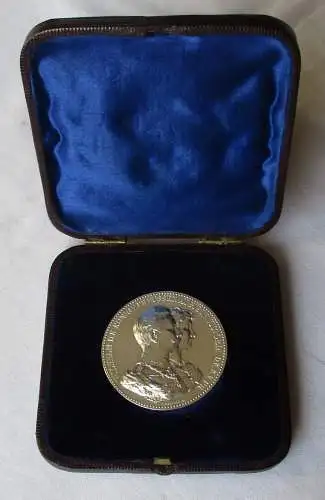 Preussen Ehejubiläums-Medaille zur goldenen Hochzeit 1888 im Etui (106754)