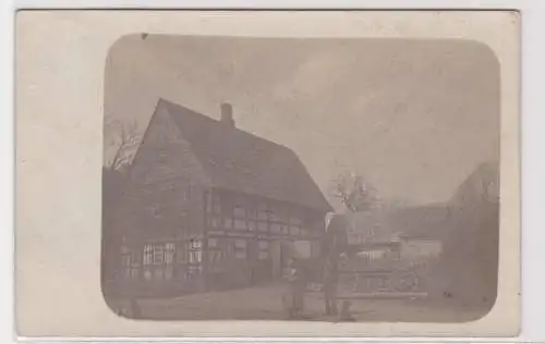 56723 Foto AK Erlau Wohnhaus Bauernhaus 1908
