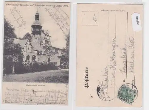 90551 Ak Lithographie Zittau Oberlausitzer Gewerbe- & Industrie Ausstellung 1902