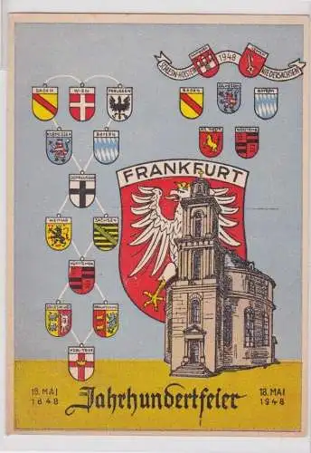 12965 Ak Frankfurt am Main Jahrhundertfeier 18.Mai 1948