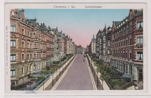 901057 Ak Chemnitz in Sachsen Andréstrasse um 1910