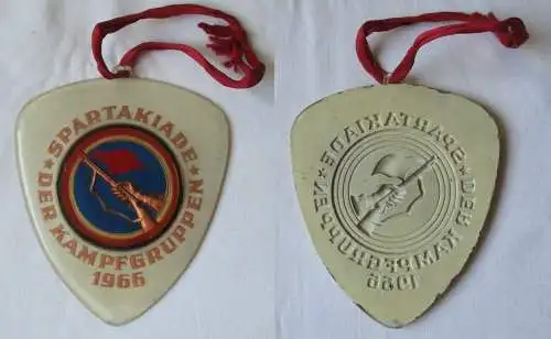 DDR Medaille Spartakiade der Kampfgruppen 1966 (124437)