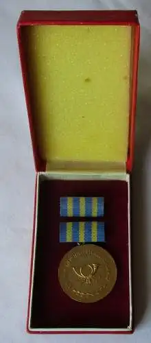 DDR Medaille für Treue Dienste der Deutschen Post Gold im Etui (124452)
