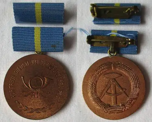 DDR Medaille für Treue Dienste der Deutschen Post Gold im Etui (141263)