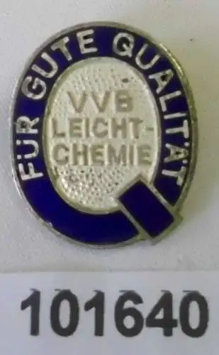 seltenes DDR Abzeichen für gute Qualität VVB Leichtchemie (101640)