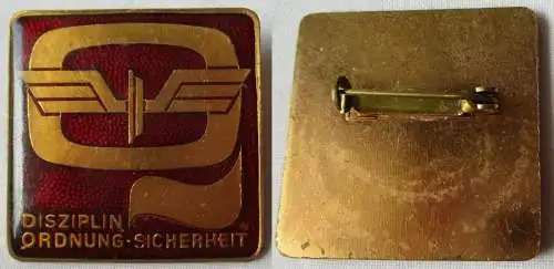 seltenes DDR Abzeichen Deutsche Reichsbahn Disziplin Ordnung Sicherheit (142798)