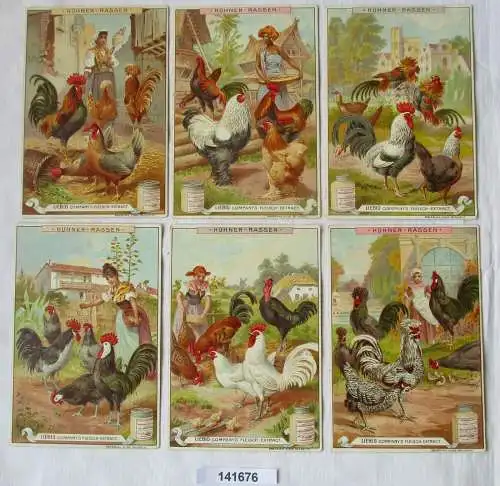 Liebigbilder Serie 364 Hühner-Rassen Jahrgang 1897 (7/141676)