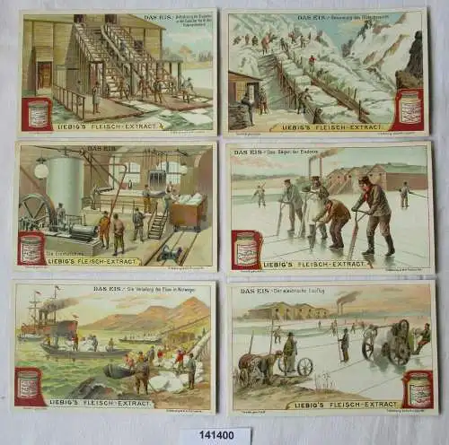 Liebigbilder Serie Nr. 555 Das Eis Jahrgang 1903 (7/141400)