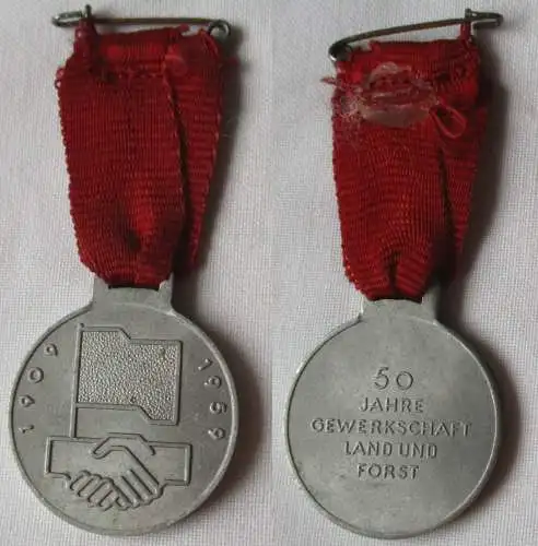 DDR Medaille 50 Jahre Gewerkschaft Land und Forst 1909-1959 (103080)