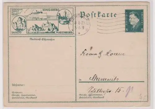 90527 GS Ak Seedienst Ostpreussen Danzig, Königsberg, Marienburg, Memel 1929