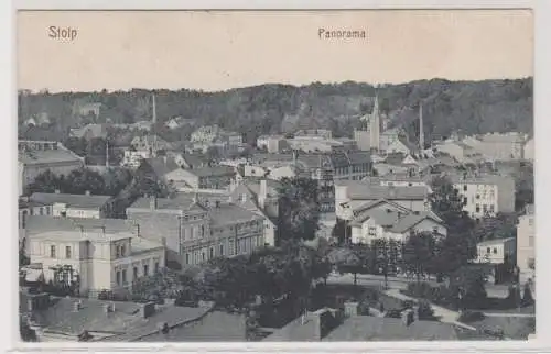 34041 Feldpost Ak Stolp in Pommern Panorama 1915