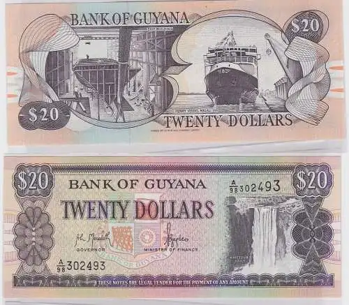 20 Dollar Banknote Bank of Guyana 1996 (123280)