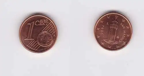 1 Cent Münze San Marino 2004 Festungsturm Montale (127396)