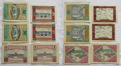 6 x Banknoten Notgeld Städtische Sparkasse Bad Oeynhausen ohne Datum (140791)