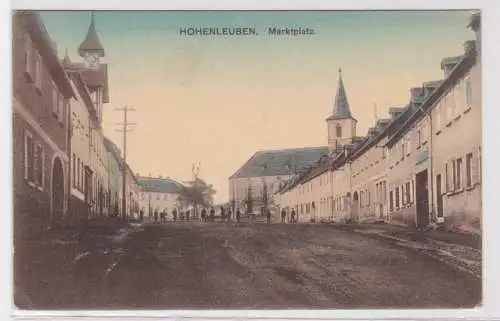 98545 Ak Hohenleuben Marktplatz 1918