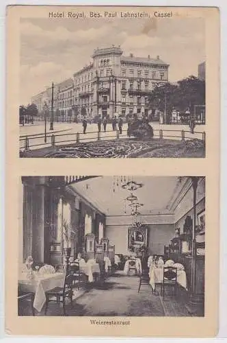 90615 AK Hotel Royal Cassel - Weinrestaurant Besitzer Paul Lahnstein um 1920