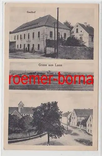 76561 Mehrbild Ak Gruß aus Laas Gasthof usw. um 1920