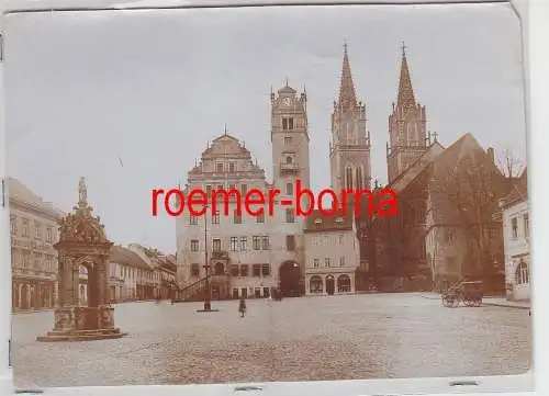 76594 Original Foto Oschatz Marktplatz um 1930