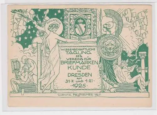 905642 Ak Tagung des Vereins für Briefmarken Kunde in Dresden 1925