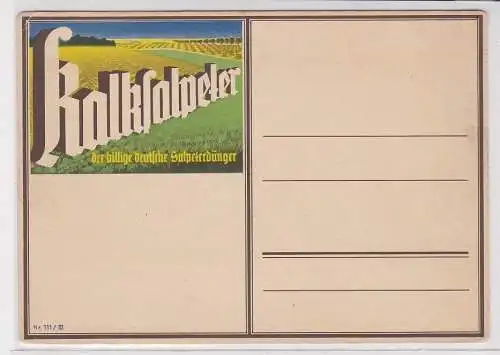 907818 Reklame Ak Kalksalpeter der billige deutsche Salpeterdünger um 1930