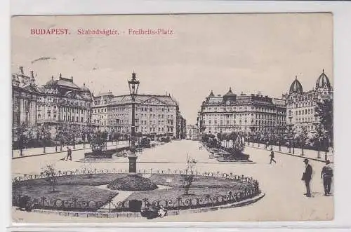 33238 Ak Budapest Ungarn Freiheits-Platz 1908