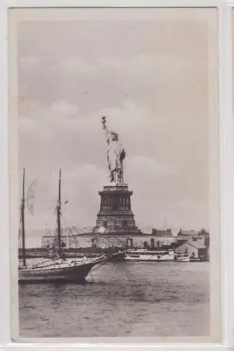 908375 AK New York USA Freiheitsstatue Norddeutscher Lloyd Brmen 1930