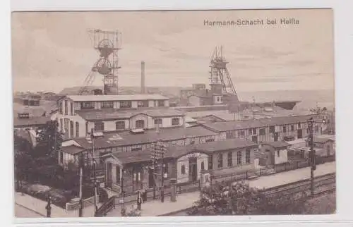 905283 Bergbau Ak Hermann-Schacht bei Helfta um 1920