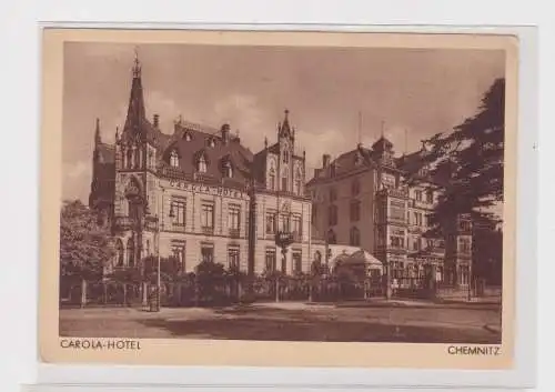 904662 Ak Chemnitz Carola Hotel um 1940