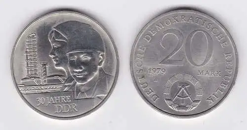 DDR Gedenk Münze 20 Mark 30.Jahrestag der DDR 1979 (108476)