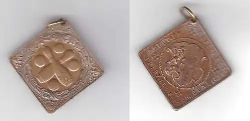 seltene Medaille II Deutsches Preiskegelfest Leipzig 1887 (113040)