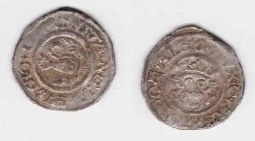 Dreiling Silber Münze Mecklenburg Albrecht VII. 1503-1547 (141901)