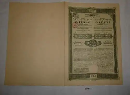 200 Kronen Aktie Budapester Straßen Eisenbahn Gesellschaft 1904 (128782)