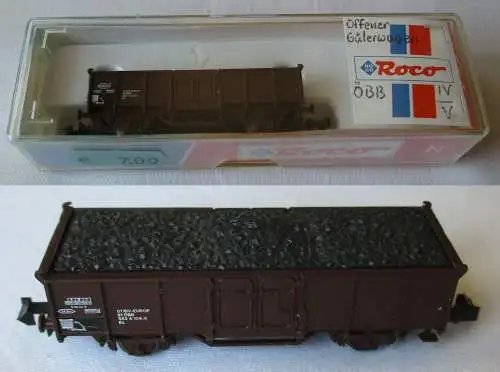 Roco 25085 ÖBB Kohlenwagen mit Kohleladung Spur N OVP (152275)