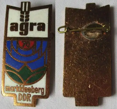 seltenes emailliertes DDR-Abzeichen Agra Markkleeberg 1970 (144608)