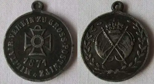 seltene Medaille Militär Verein zu Gross-Postwitz 1871 (148051)