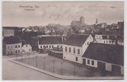 58899 Feldpost Ak Braunsberg Braniewo Opr. - Totalansicht 1915