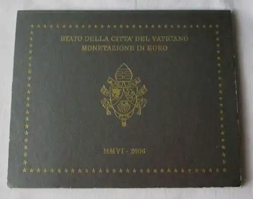 Vatikan Original KMS 2006 komplett Stgl. mit Papst Benedict XVI OVP (125843)