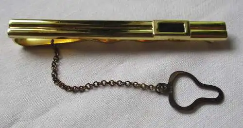 alte stilvolle Krawattennadel aus 333er Gold mit kleinem Zierstein (113335)