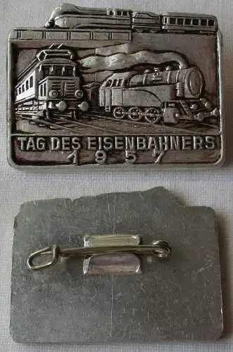 DDR Abzeichen Tag des deutschen Eisenbahners 1957 Bartel III Nr. 540 (142332)