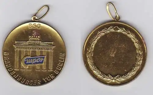 seltene DDR Medaille BSG Empor Brandenburger Tor Berlin (124644)