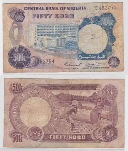 50 Kobo  Banknote Central Bank of Nigeria (1973-1978) (138373)