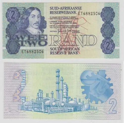 2 Rand Banknote Südafrika South African Reserve Bank kassenfrisch (138263)